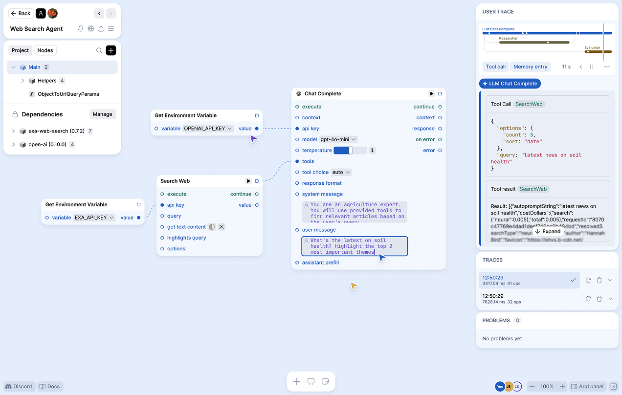 A screenshot showcasing the capabilities of Midio